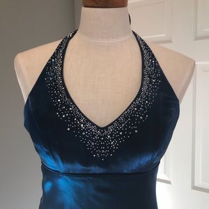 Blonde Nights by Linda Bernell blue formal dress